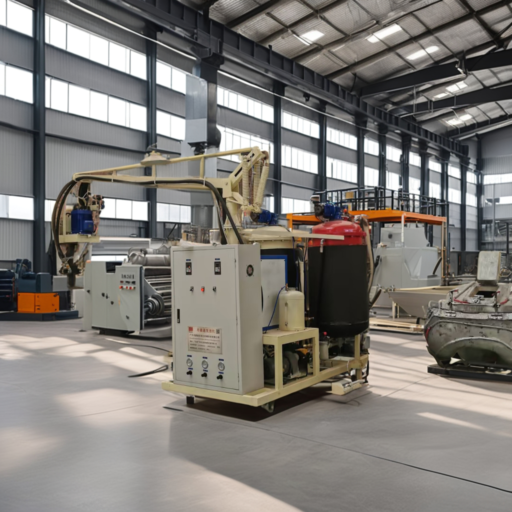 Industrial polyurethane foaming machine for steering wheel production
