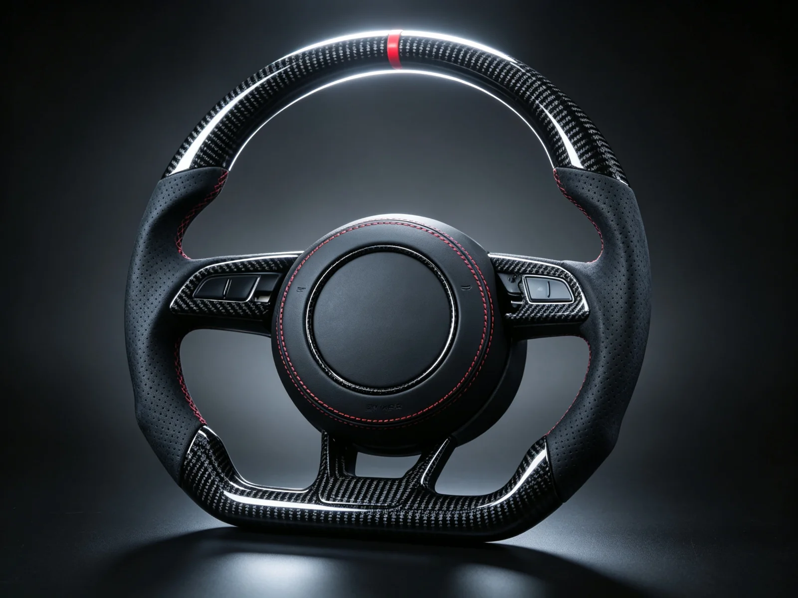 Audi A4 — Carbon Fiber carbon fiber steering wheel