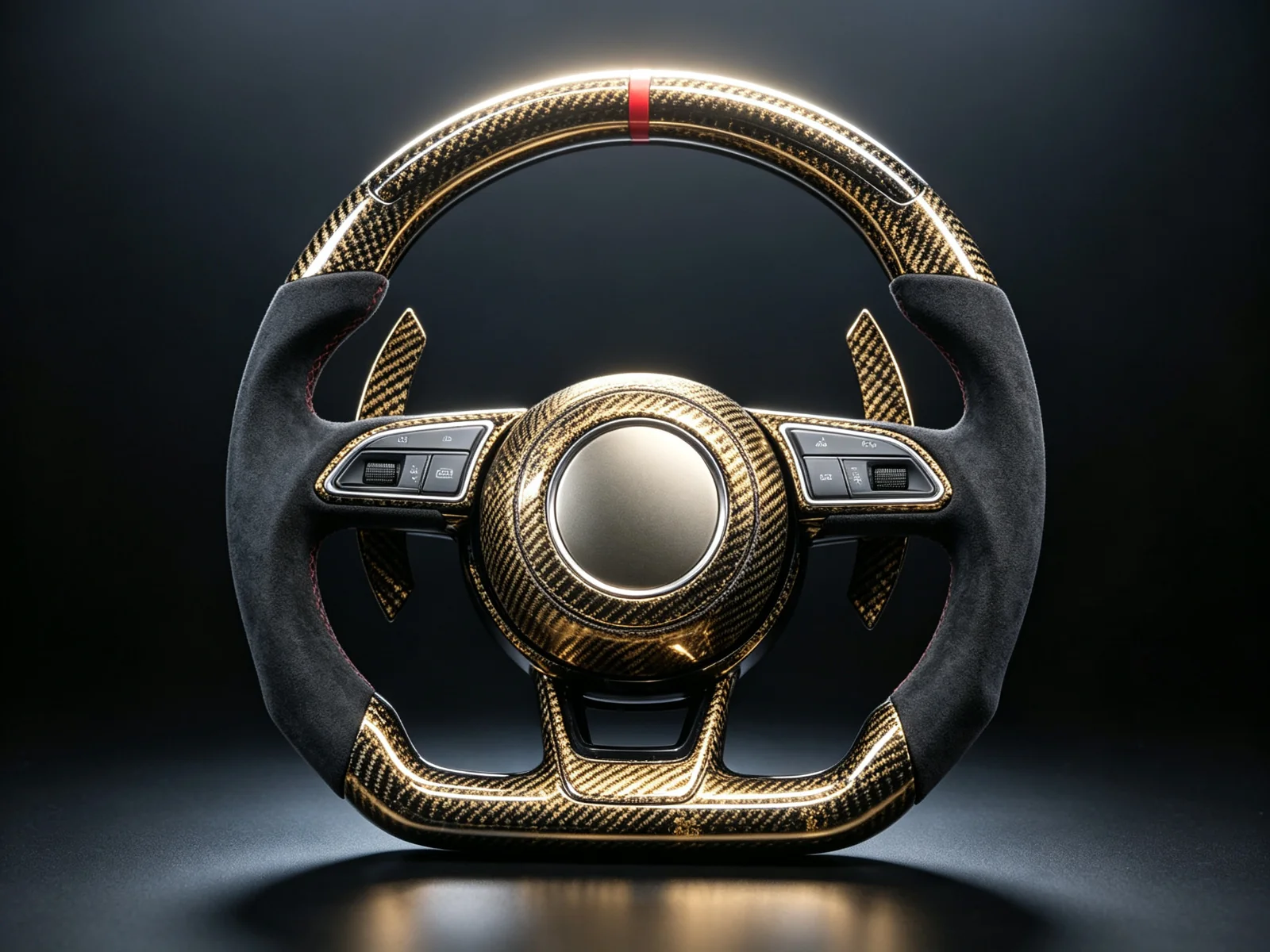 Audi A4 — Forged Carbon carbon fiber steering wheel
